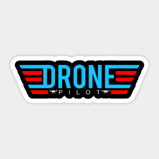 Drone Pilot USA American Flag Sticker